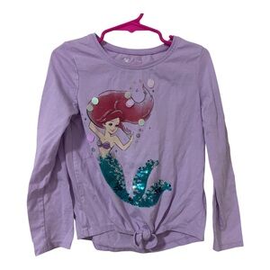 3/$16 Disney jumping beans Little Mermaid Ariel sequin bling Long Sleeve shirt 5